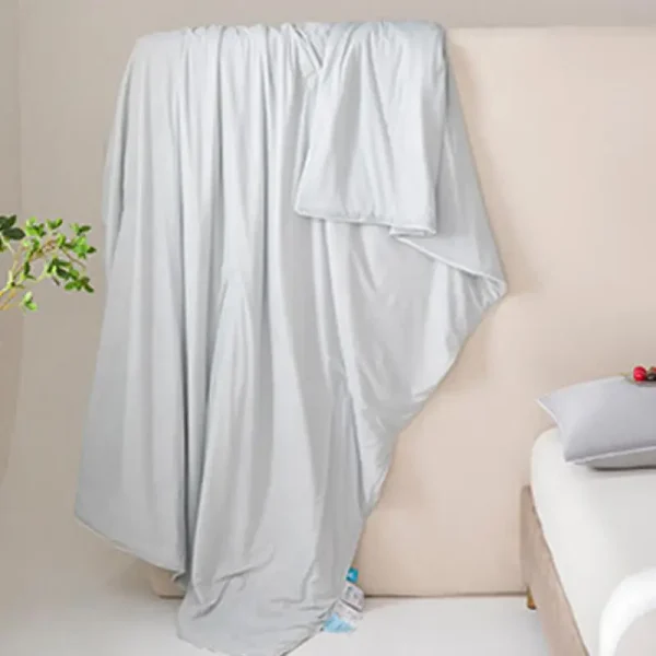 Cooling Summer Comforter Soft Breathable Cool Comforter For Summer Portable Sleeping Canopy Multifunctional Machine Washable